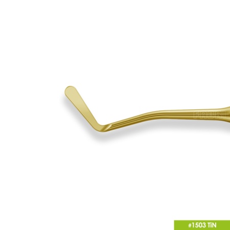 1503 TiN Малая двусторонняя гладилка с ручкой Ø6мм Покрытие Gold 1503 TiN Малая двусторонняя гладилка с ручкой Ø6мм Покрытие Gold