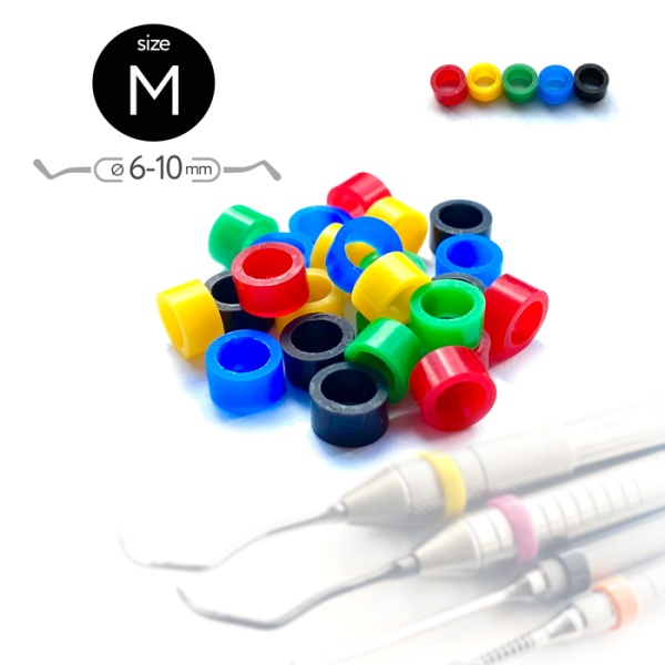 5900-15 Маркировочные кольца Размер "M" MIX-5цветов [упак-50шт]