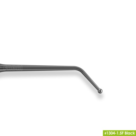 1304-1,5F Black Удлиненная узкая гладилка с штопфером - шариком Ø1,5мм с эргономичной ручкой Ø10мм Покрытие Black