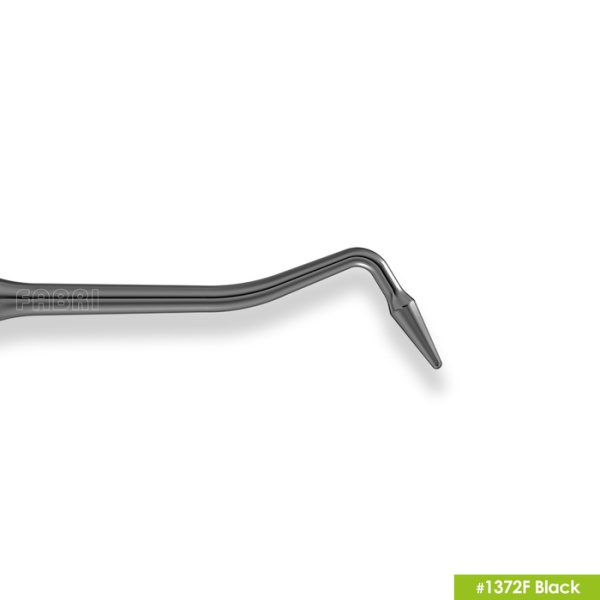 1372F Black Узкая гладилка с  конусовидным штопфером Ø0,9мм с эргономичной ручкой Ø10мм Покрытие Black