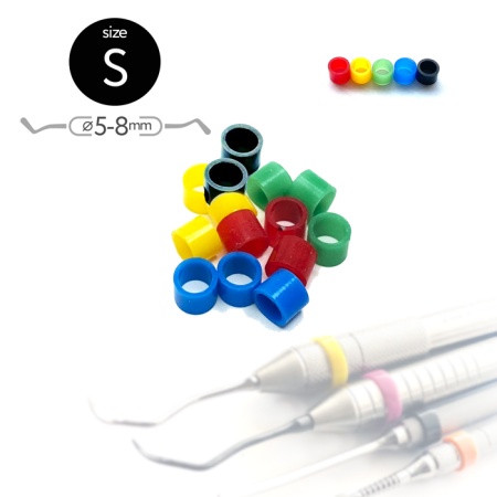 5700-15 Маркировочные кольца Размер "S" MIX-5цветов [упак-50шт]