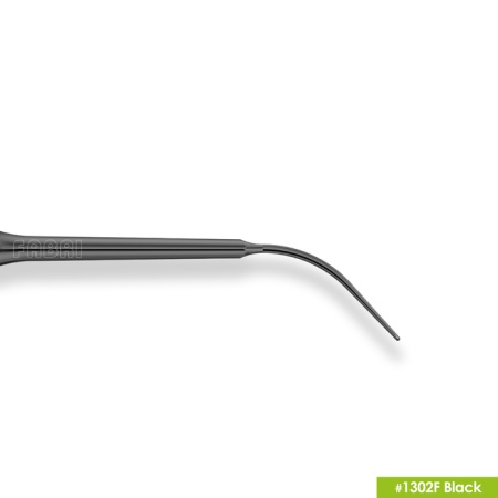 1302F Black Двухсторонняя серповидная гладилка с эргономичной ручкой Ø10мм Покрытие Black 1302F Black Двухсторонняя серповидная гладилка с эргономичной ручкой Ø10мм Покрытие Black