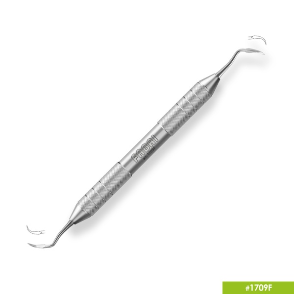 1709F Инструмент для снятия зубных отложений ( Скайлер ) с эргономичной ручкой Ø10мм Без Покрытия