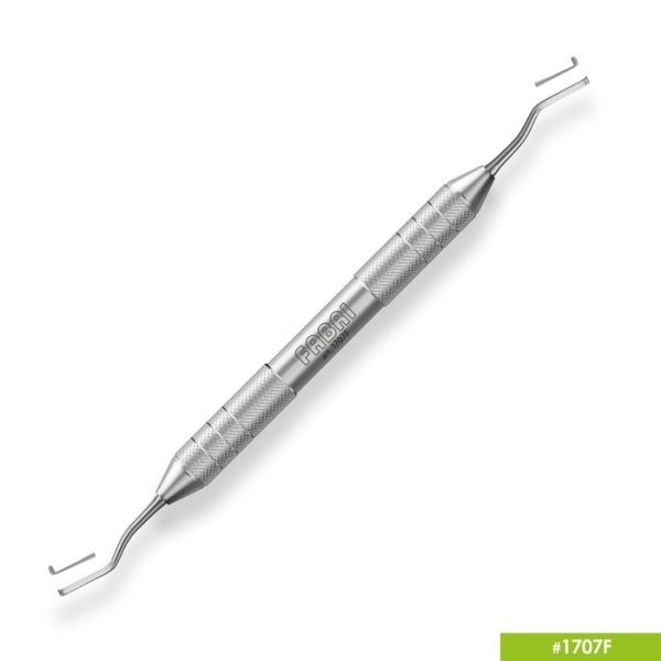 1707F Инструмент в форме мотыги для удаления отложений зубного камня с эргономичной ручкой Ø10мм Без Покрытия