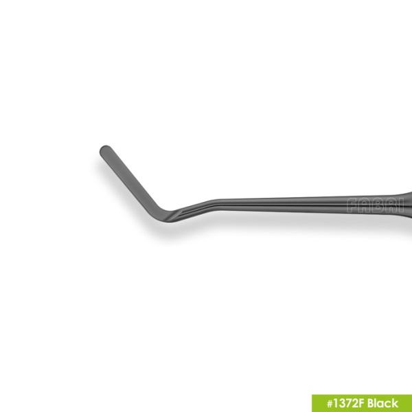 1372F Black Узкая гладилка с  конусовидным штопфером Ø0,9мм с эргономичной ручкой Ø10мм Покрытие Black