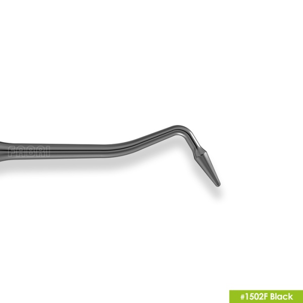 1502F Black Средняя  гладилка с  конусовидным штопфером Ø0,9мм с эргономичной ручкой Ø10мм Покрытие Black