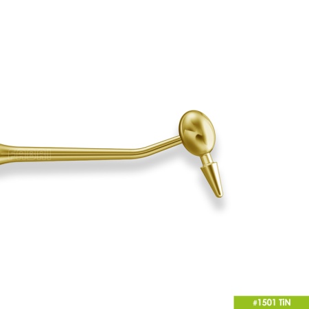 1501 TiN Штопфер - конденсатор - гладилка с ручкой Ø6мм Покрытие Gold