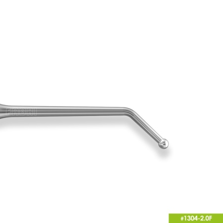 1304-2,0F Удлиненная средняя гладилка с штопфером  -шариком Ø2,0мм с эргономичной ручкой Ø10мм Без Покрытия