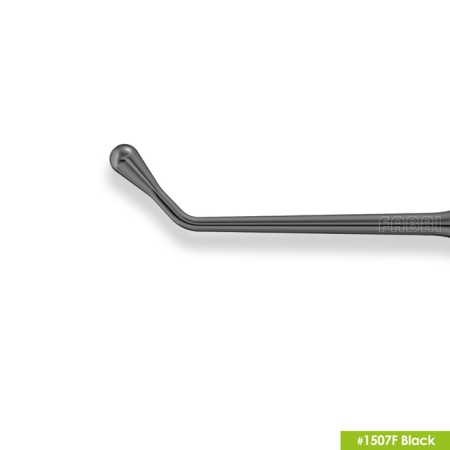 1507F Black Двухсторонний штопфер - конденсатор с эргономичной ручкой Ø10мм Покрытие Black