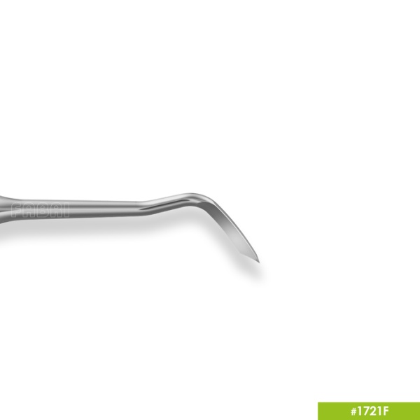 1721F Триммер десневого края ( эмалевый нож ) - дистальный с эргономичной ручкой Ø10мм