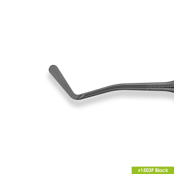 1503F Black Малая двусторонняя гладилка с эргономичной ручкой Ø10мм Покрытие Black