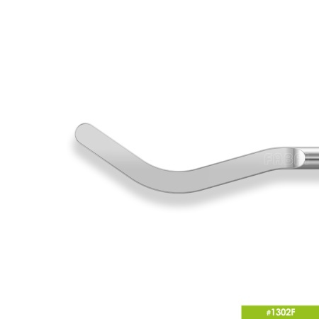 1302F Двухсторонняя серповидная гладилка с эргономичной ручкой Ø10мм Без покрытия 1302F Двухсторонняя серповидная гладилка с эргономичной ручкой Ø10мм Без покрытия