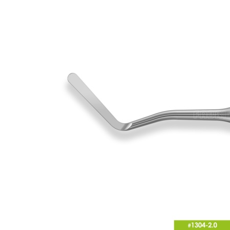 1304-2,0 Удлиненная средняя гладилка с штопфером  -шариком Ø2,0мм с ручкой Ø6мм Без Покрытия