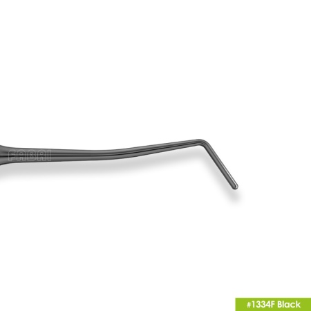 1334F Black Удлиненная узкая гладилка с цилиндрическим штопфером Ø1,0мм с эргономичной ручкой Ø10мм Покрытие Black