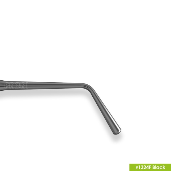 1324F Black Удлиненная средняя гладилка с обратноконусовидным штопфером Ø2,0мм с эргономичной ручкой Ø10мм Покрытие Black