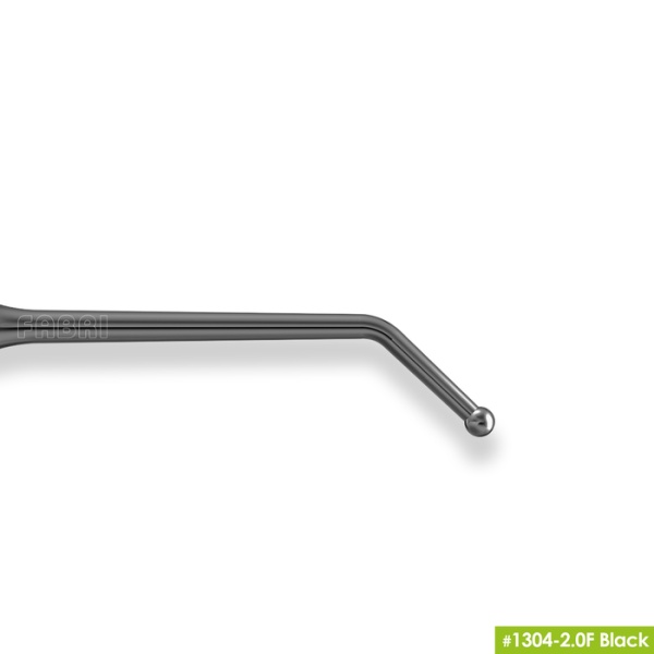 1304-2,0F Black Удлиненная средняя гладилка с штопфером  -шариком Ø2,0мм с эргономичной ручкой Ø10мм Покрытие Black