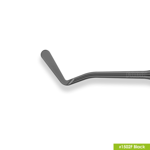 1502F Black Средняя  гладилка с  конусовидным штопфером Ø0,9мм с эргономичной ручкой Ø10мм Покрытие Black