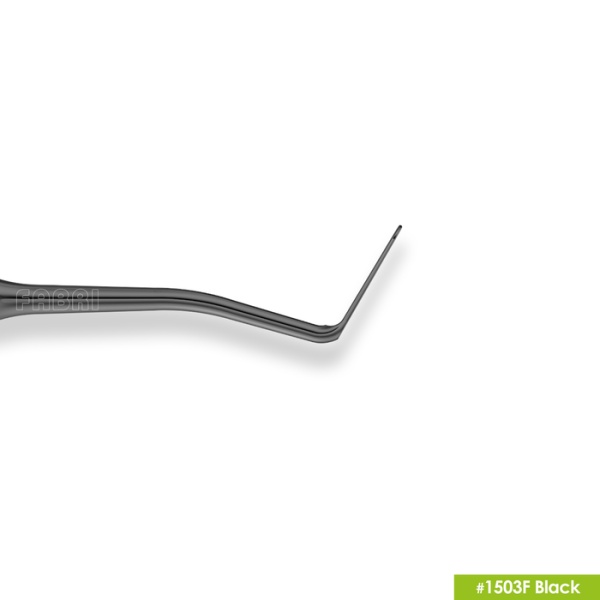 1503F Black Малая двусторонняя гладилка с эргономичной ручкой Ø10мм Покрытие Black