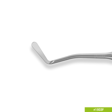 1503F Малая двусторонняя гладилка с эргономичной ручкой Ø10мм Без Покрытия